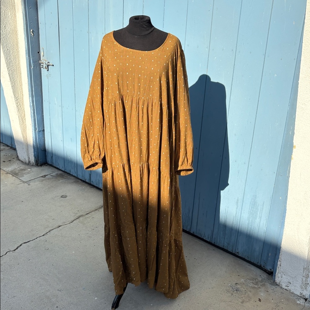 Rachel Pally Mustard Long Sleeve Dress